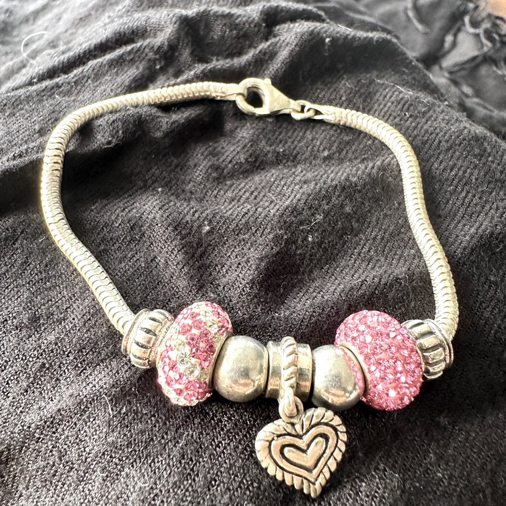 Silver Charm Bracelet in popular style